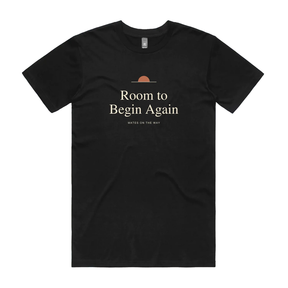 Black front flat lay