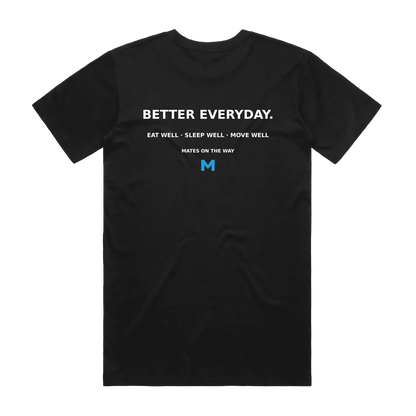 Better Everyday Tee black back view