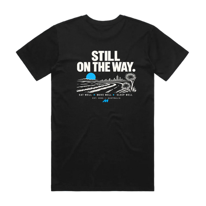 Still on the Way Tee black back view